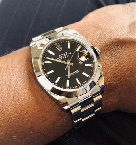 rolex datejust 41 wrist size